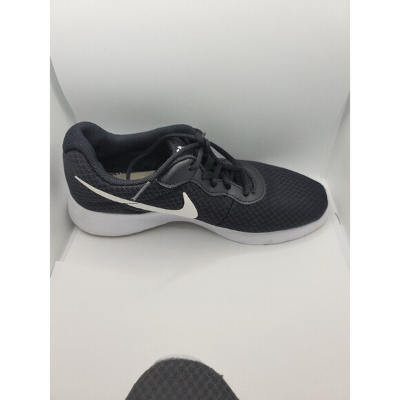 Nike TANJUN Men's Black White DJ6258-003 Lace Up Athletic Mesh Running Sneakers - Picture 5 of 10